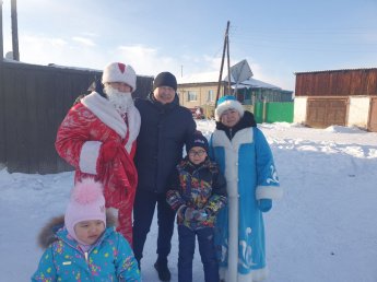 Поздравление сельчан с Рождеством